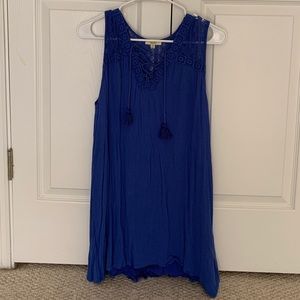 Boutique Blue Dress